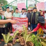 Aksi Massa Desa Iwul Parung Tolak Alih Fungsi Lahan. (Foto; JurnalIDN/Ist).