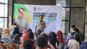 Anggota DPR RI Tommy Kurniawan saat sosialisasi empat pilar kebangsaan. (Foto: Jurnal IDN/Fit).