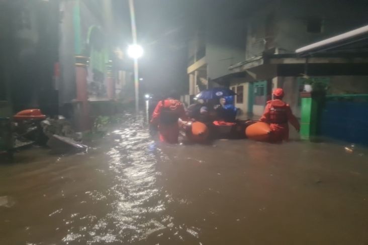 Banjir di wilayah Jakarta. (Foto: Jurnal IDN/dok BPBD DKI Jakarta).