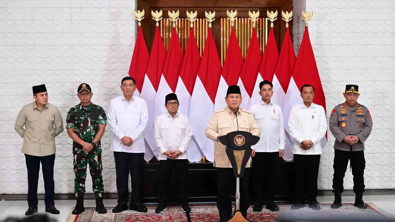 Presiden Prabowo Subianto dalam Rapim TNI-Polri. (Foto: Jurnal IDN/dok Sekretariar Presiden).