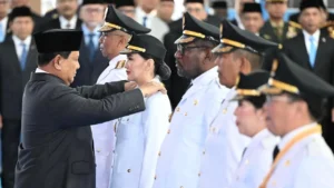 Presiden Prabowo Subianto melantik Kepala Daerah terpilih. (Foto; Jurnal IDN/dok Setpres).