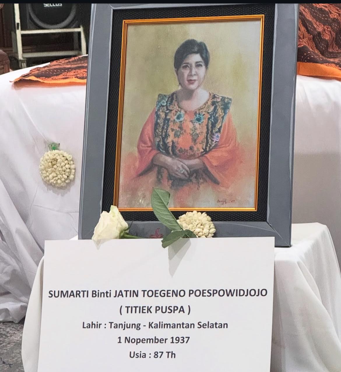Titiek Puspa Meninggal Dunia. (Foto; Jurnal IDN/Instagram).
