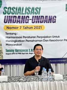 Anggota DPR RI Tommy Kurniawan soal tarif pajak. (Foto: Jurnal IDN).