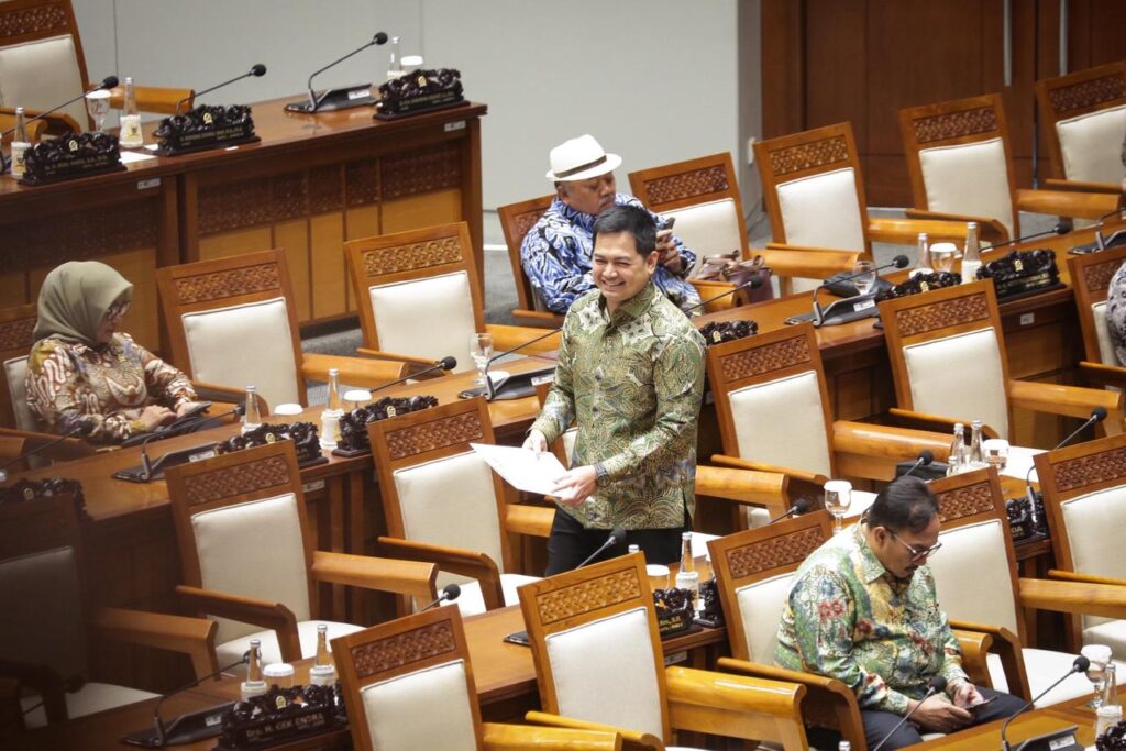 Anggota DPR RI Fraksi PKB Tommy Kurniawan usai memberikan pandangan Fraksi RUU PPSK. (Foto: Jurnal IDN/Ist). 