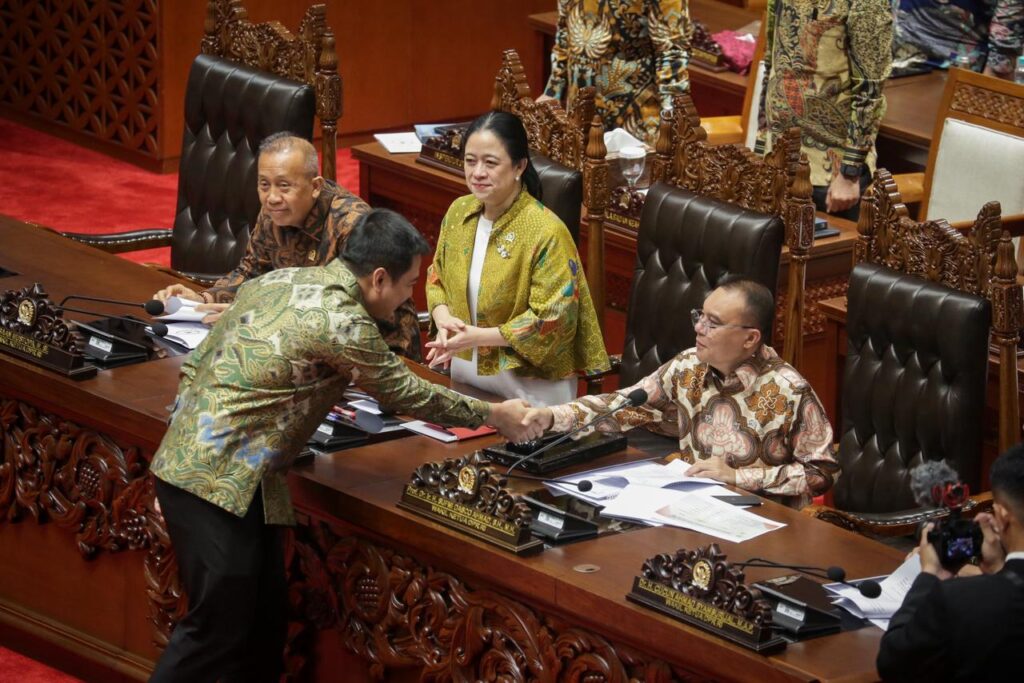 Anggota DPR RI Fraksi PKB Tommy Kurniawan usai memberikan pandangan Fraksi RUU PPSK. (Foto: Jurnal IDN/Ist). 