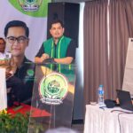 Ketua Umum DKN Garda Bangsa Tommy Kurniawan beri sambutan. (Foto: Jurnal IDN).