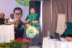 Ketua Umum DKN Garda Bangsa Tommy Kurniawan beri sambutan. (Foto: Jurnal IDN).