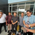 Kuasa hukum bersama dua kliennya mengunjungi LPSK. (Foto: Jurnal IDN).
