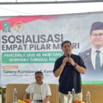 Anggota DPR RI Tommy Kurniawan melaksanakan Sosialisasi Empat Pilar MPR RI dengan berdiskusi bersama warga. (Foto: Jurnal IDN).