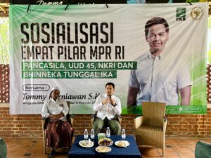 Anggota DPR RI Tommy Kurniawan, S.Kom lakukan Sosialisasi Empat Pilar. (Foto: Jurnal IDN).