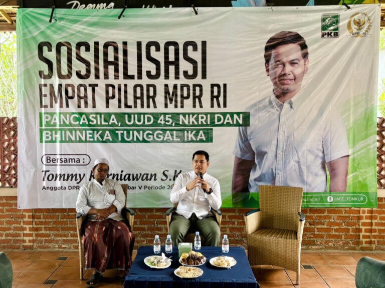 Anggota DPR RI Tommy Kurniawan, S.Kom lakukan Sosialisasi Empat Pilar. (Foto: Jurnal IDN).