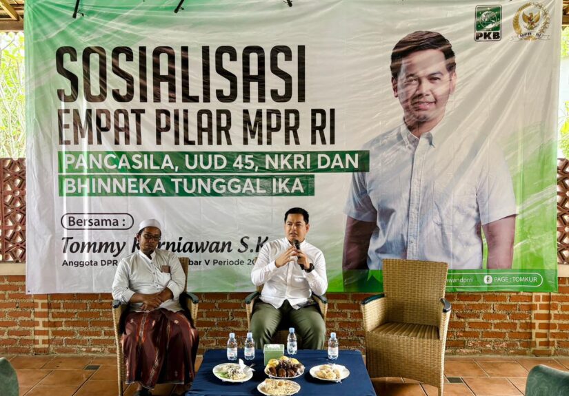 Anggota DPR RI Tommy Kurniawan, S.Kom lakukan Sosialisasi Empat Pilar. (Foto: Jurnal IDN).