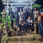 Anggota PWI panjatkan doa untuk keselamatan dan persatuan bangsa di Teras 5 Gunung Padang, Cianjur.